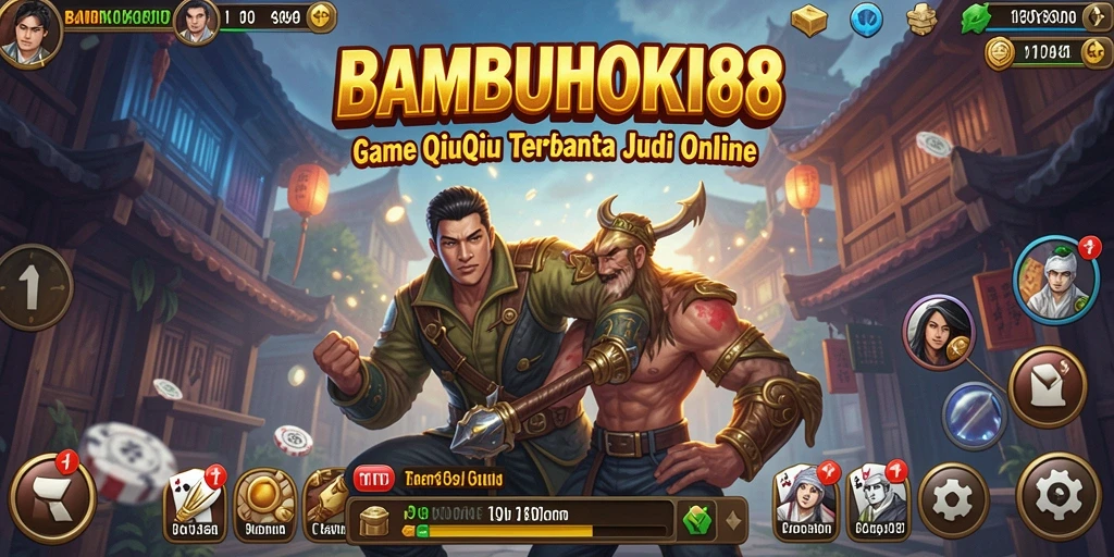 Screenshot gameplay QiuQiu yang seru di BAMBUHOKI88.