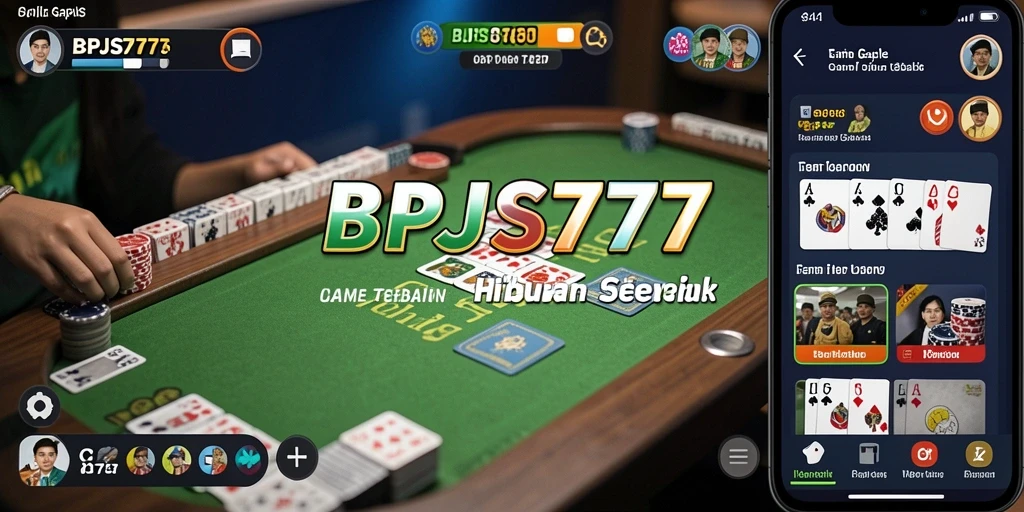 Screenshot gameplay Gaple seru di BPJS777
