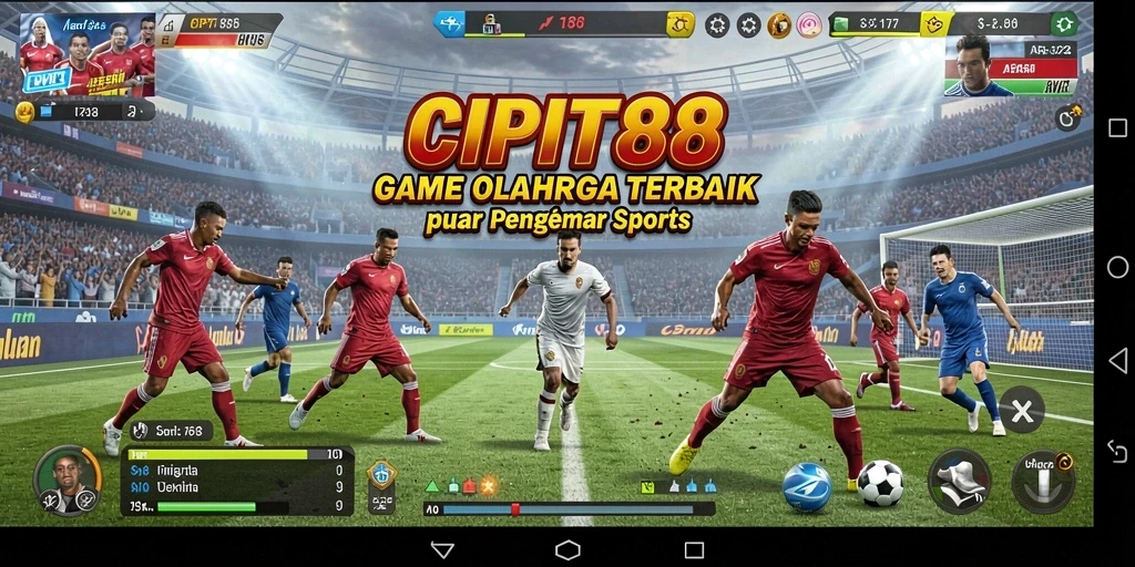 Tampilan gameplay CIPIT88 yang penuh aksi dan seru dalam olahraga.