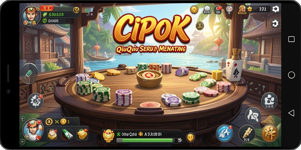 Tampilan gameplay QiuQiu yang menarik dan penuh tantangan.