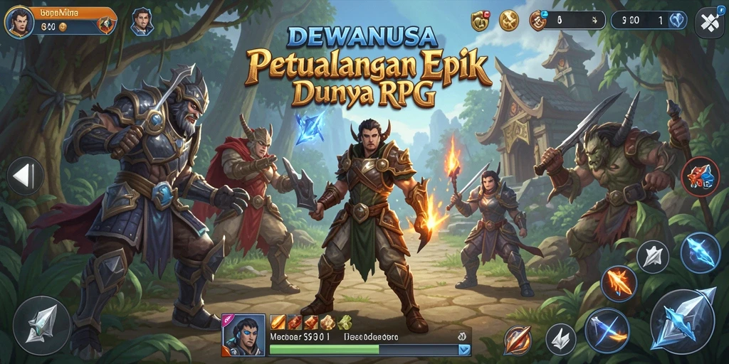Gameplay menarik DEWANUSA dengan aksi RPG yang seru.