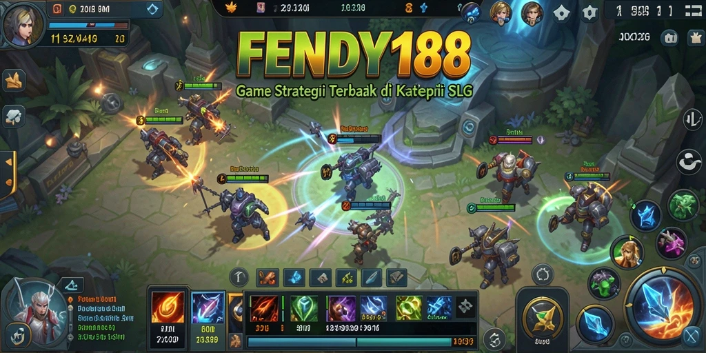 Screenshot utama FENDY188 menampilkan gameplay yang epik dan strategis.