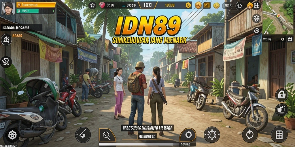 Tangkapan layar IDN89 menampilkan gameplay simulasi yang seru dan interaktif.
