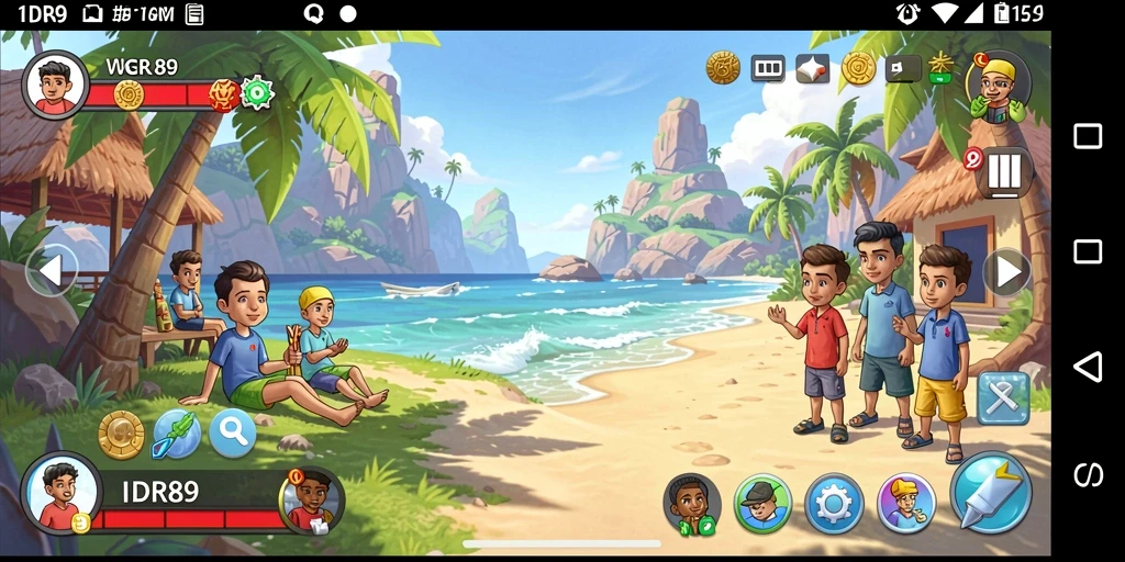 Tampilan gameplay IDR89 yang mengasyikkan dan penuh warna.