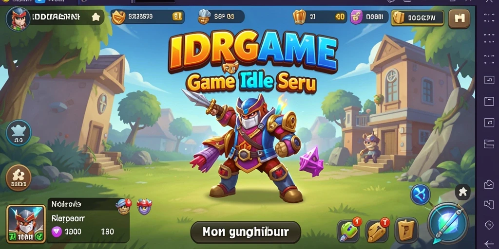Tampilan gameplay utama IDRGAME yang seru dan interaktif.