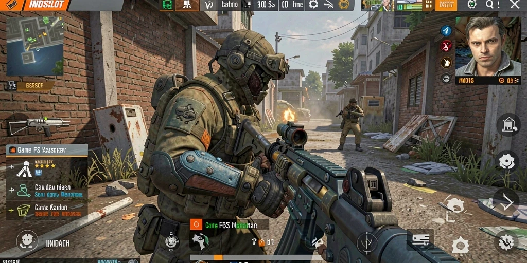 Gameplay menarik INDSLOT dengan aksi tembak-tembakan seru.