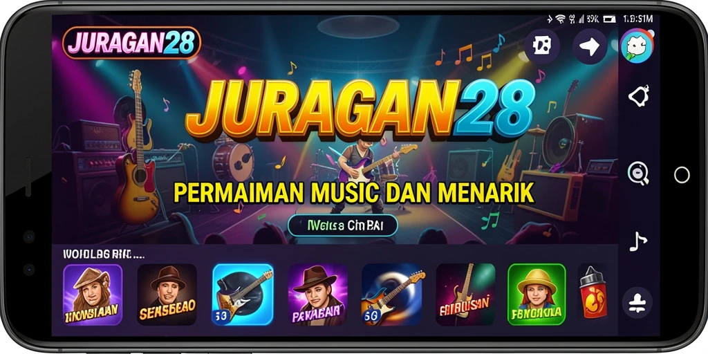 Tampilan gameplay menarik dari JURAGAN28 yang menyenangkan.