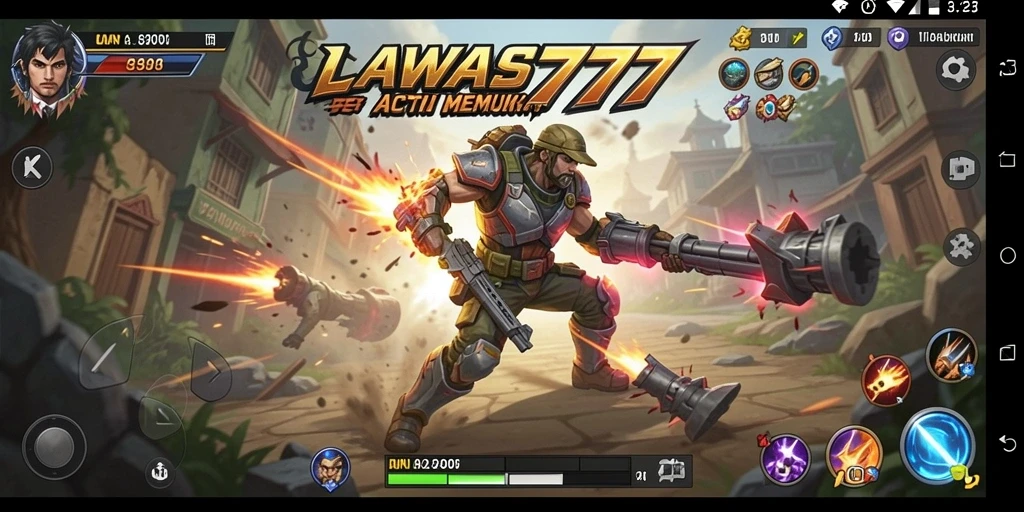 Tampilan gameplay LAWAS777 yang intens dan mendebarkan.
