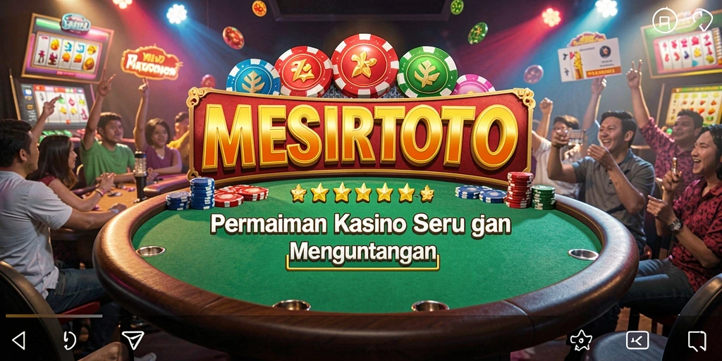 Gameplay Kasino yang menarik dan mengasyikkan di MESIRTOTO.