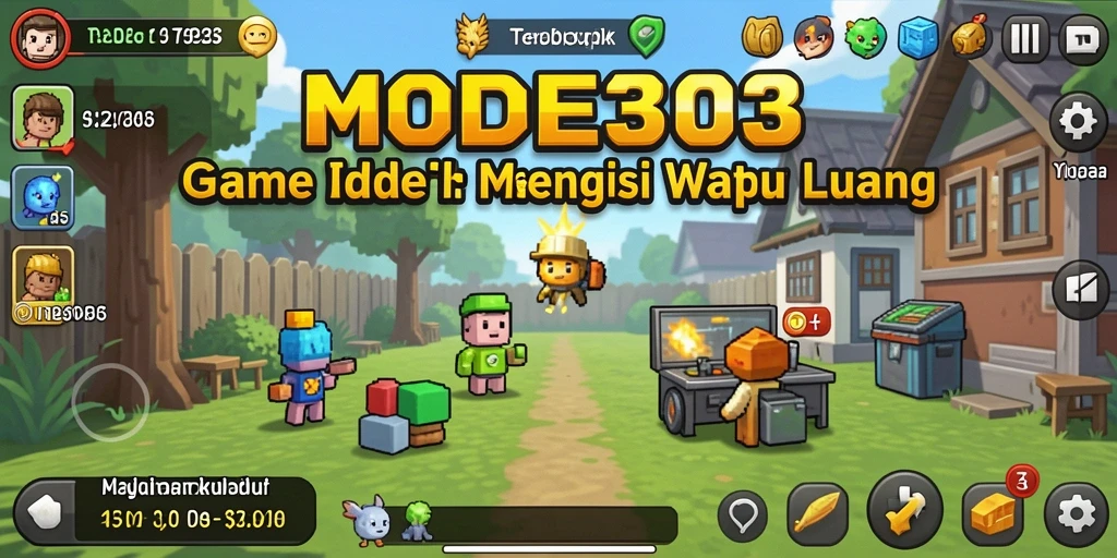 Tampilan screenshot MODE303 dengan gameplay Idle yang menarik dan seru.