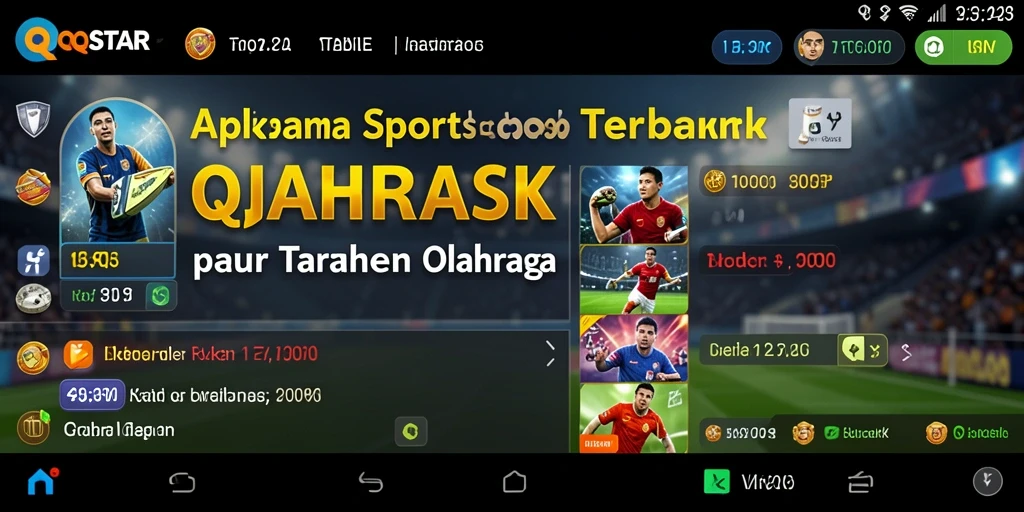 Tampilan gameplay Sportsbook QQSTAR yang dinamis dan menarik.