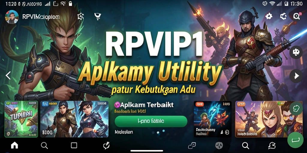 Tampilan antarmuka RPVIP1 yang intuitif dan mudah digunakan.