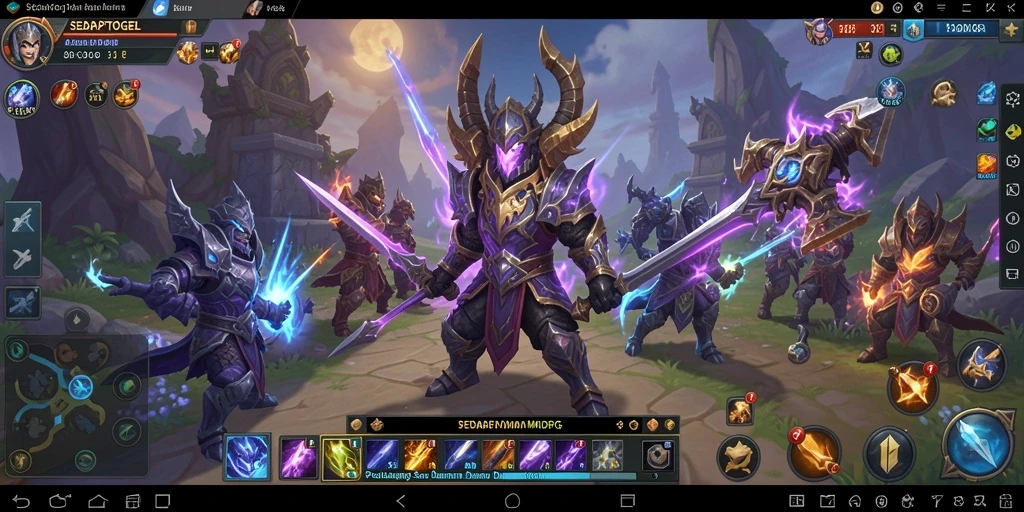 Tampilan gameplay seru dalam SEDAPTOGEL