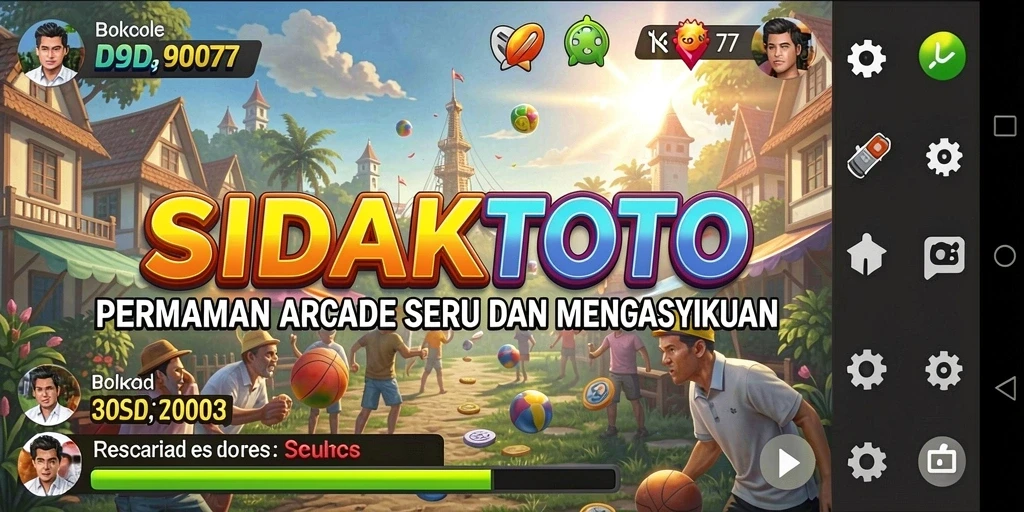 Tampilan permainan <strong>SIDAKTOTO</strong> yang penuh warna dan seru.
