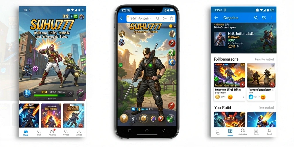 Tampilan screenshot dari aplikasi SUHU777 yang menampilkan pemantauan suhu.