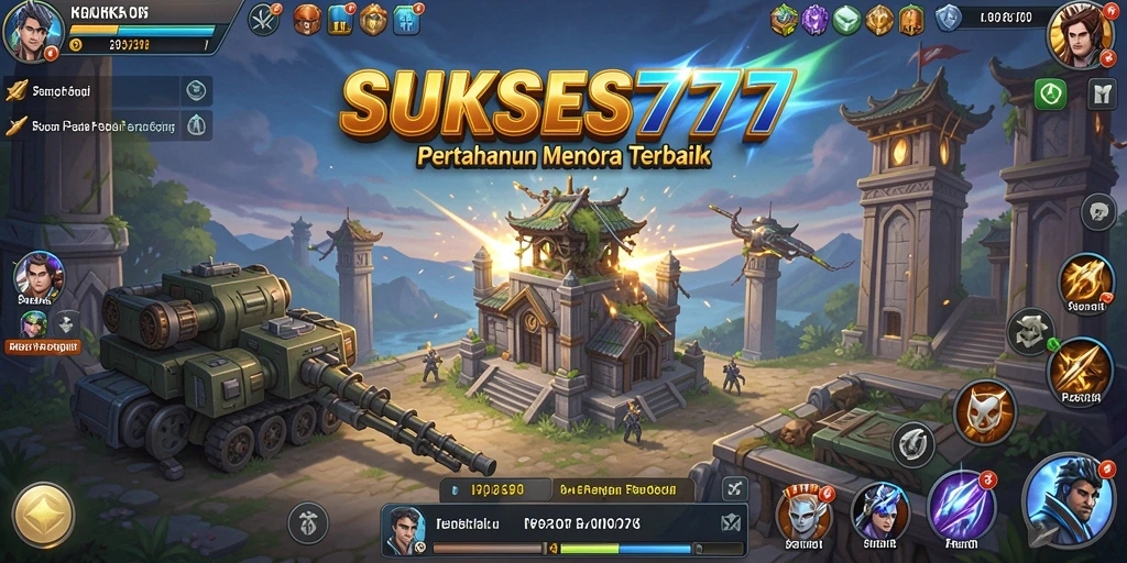 Gameplay intens Tower Defense yang mendebarkan di SUKSES777.
