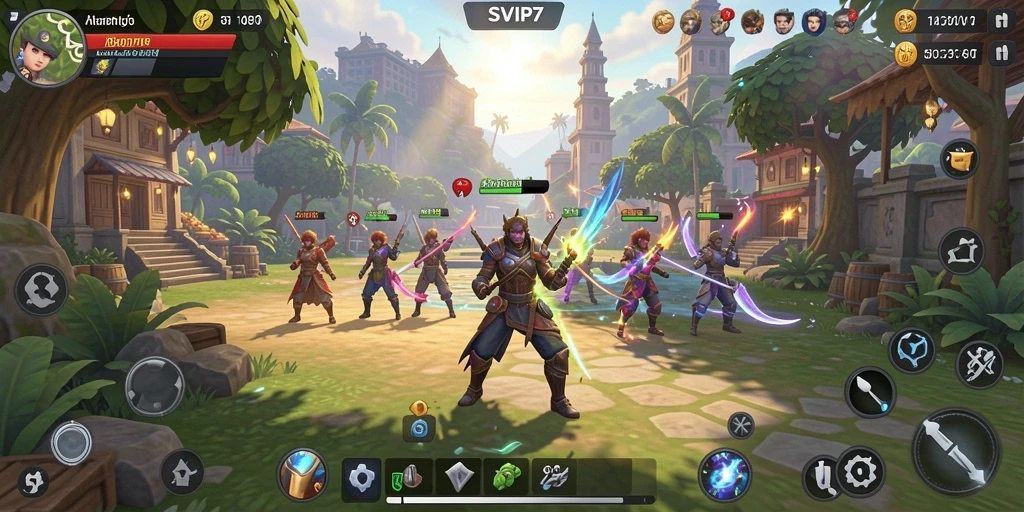 Tampilan gameplay SVIP7 yang seru dan menarik.