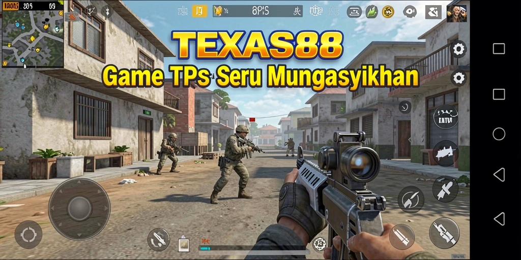 Gameplay seru TEXAS88 dengan aksi tembak-menembak yang mendebarkan.