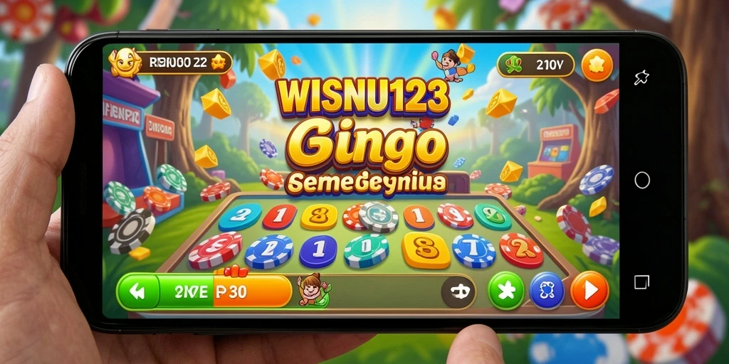 Screenshot gameplay WISNU123 menampilkan serunya permainan Bingo.